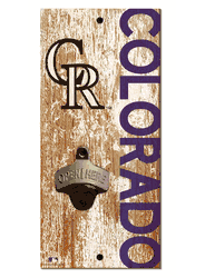 Colorado Rockies Distressed Bottle Opener