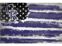 Colorado Rockies Flag 17x26
