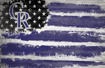 Colorado Rockies Flag 17x26