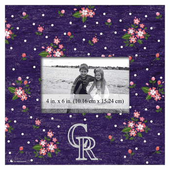 Colorado Rockies Floral 10x10 Frame