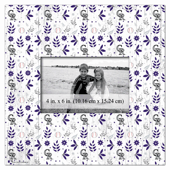 Colorado Rockies Floral Pattern 10x10 Frame