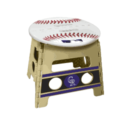 Colorado Rockies Folding Step Stool - 13in. Rise