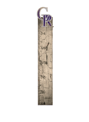 Colorado Rockies Growth Chart Sign 6x36