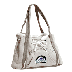 Colorado Rockies Hoodie Purse Grey