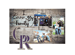Colorado Rockies I Love my Family Clip Frame
