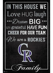 Colorado Rockies In This House 17x26