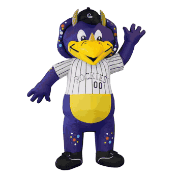 Colorado Rockies 7 FT Inflatable Mascot
