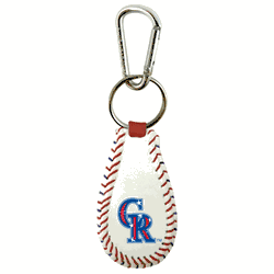 Colorado Rockies Keychain Baseball Stars and Stripes CO