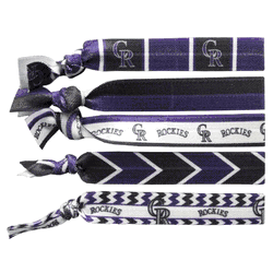 Colorado Rockies Knotted Hair Tie