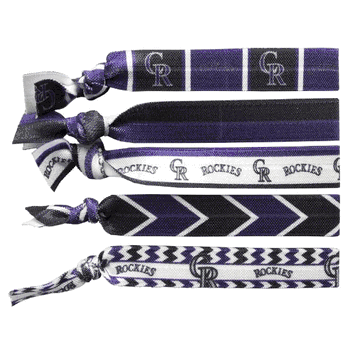 Colorado Rockies Knotted Hair Tie