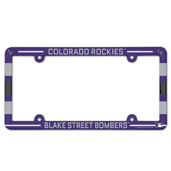 Colorado Rockies License Plate Frame - Full Color