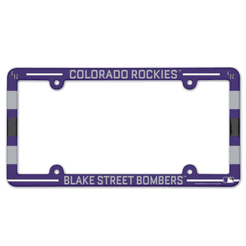 Colorado Rockies License Plate Frame - Full Color
