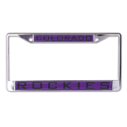 Colorado Rockies License Plate Frame - Inlaid