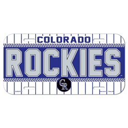 Colorado Rockies License Plate Plastic