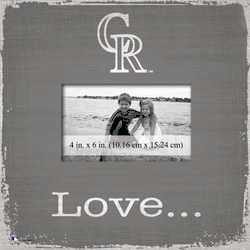 Colorado Rockies Love Picture Frame