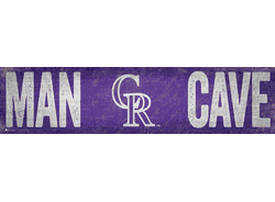 Colorado Rockies Man Cave 6x24 Sign