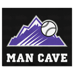 Colorado Rockies Man Cave Tailgater Rug - 5ft. x 6ft.