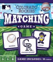 Colorado Rockies MLB Matching Game