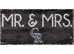 Colorado Rockies Mr. & Mrs. Sign