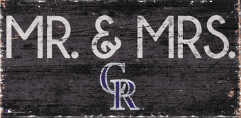 Colorado Rockies Mr. & Mrs. Sign
