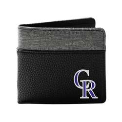 Colorado Rockies Pebble BiFold Wallet BLCK