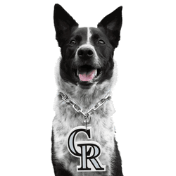 Colorado Rockies Pet Fan Chain