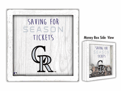 Colorado Rockies Saving for Tickets Money Box
