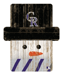 Colorado Rockies Snowman Ornament