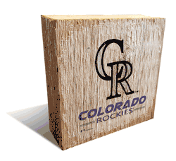 Colorado Rockies Team Logo Block 6X6