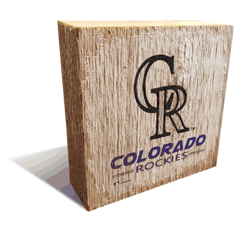 Colorado Rockies Team Logo Block 6X6