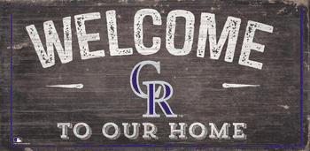 Colorado Rockies Welcome Home Sign