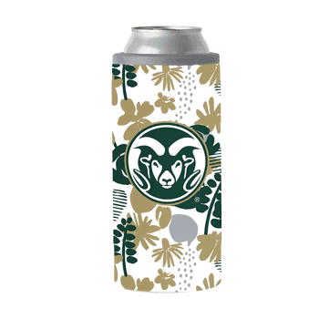 Colorado State Rams 12oz Floral Slim Can Coolie