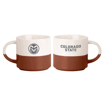 Colorado State Rams 15oz Walmart Holiday Stackable Mug Set