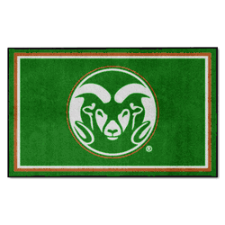 Colorado State Rams 4ft. x 6ft. Plush Area Rug