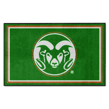 Colorado State Rams 4ft. x 6ft. Plush Area Rug