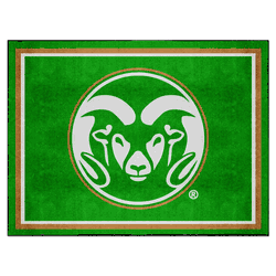 Colorado State Rams 8ft. x 10 ft. Plush Area Rug