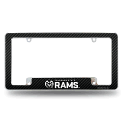 Colorado State Rams Black 12" x 6" Chrome All Over Automotive License Plate Frame for Car/Truck/SUV