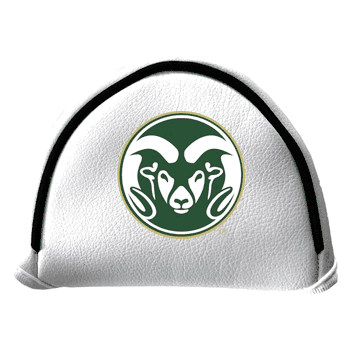 Colorado State Rams Putter Cover - Mallet (White)