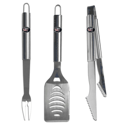 Columbus Blue Jackets 3 pc Stainless Steel BBQ Set