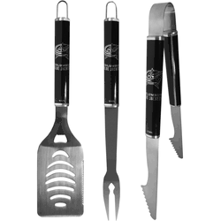 Columbus Blue Jackets 3 pc Steel BBQ Set in Black