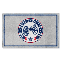 Columbus Blue Jackets 4ft. x 6ft. Plush Area Rug