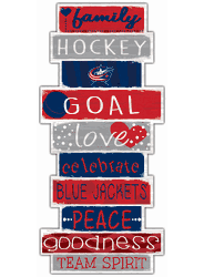 Columbus Blue Jackets Celebrations Stack 24" Sign