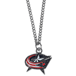 Columbus Blue Jackets Chain Necklace with Small Charm