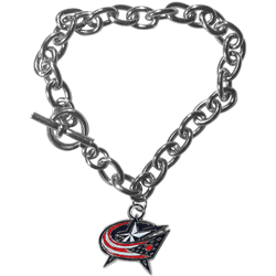Columbus Blue Jackets Charm Chain Bracelet