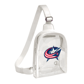 Columbus Blue Jackets Clear Mini Sling Stadium Bag