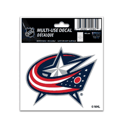 Columbus Blue Jackets Decal 3x4 Multi Use Color