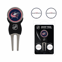 Columbus Blue Jackets Divot Tool and Marker Set
