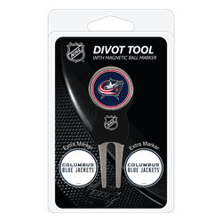 Columbus Blue Jackets Divot Tool Pack - Signature tool w/ 3 markers