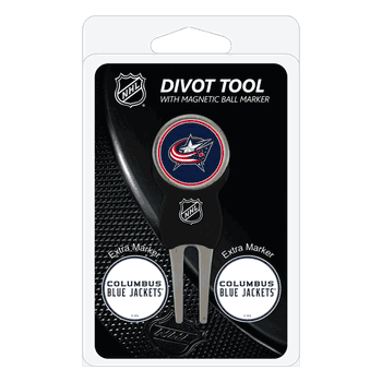 Columbus Blue Jackets Divot Tool Pack - Signature tool w/ 3 markers