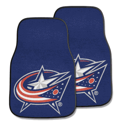 Columbus Blue Jackets Front Carpet Car Mat Set - 2 Pieces